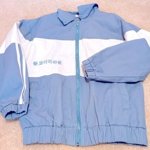 YESSTYLE - KPOP Y2K CUTE BLUE JACKET